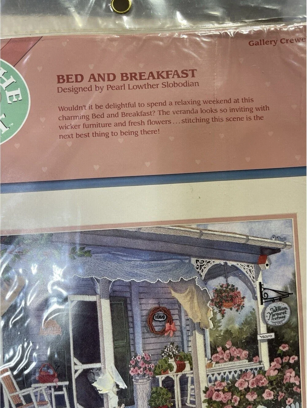 From The Heart Bed And Breakfast Gallery Crewel Collection 51950